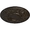 Ekena Millwork Oslo Ceiling Medallion (Fits Canopies up to 10 1/2"), Hand-Painted Stone Hearth, 28 1/8"OD x 1 3/4"P CM28OSSHF - alternate 4